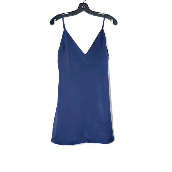 Lovers & Friends Navy Spaghetti Strap Mini Slip Dress - Picture 5 of 10